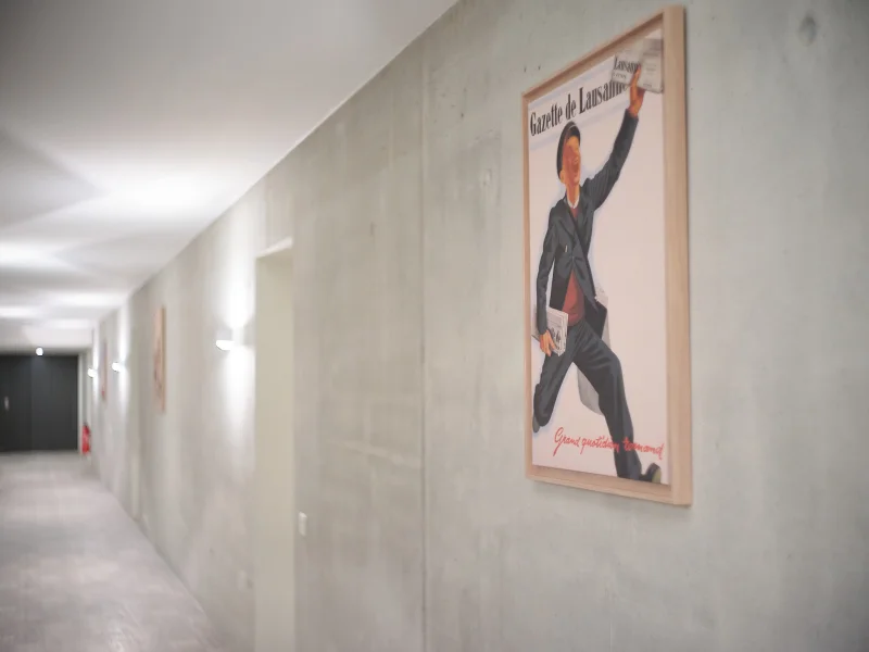 Couloir du projet Le Relais d&#039;Or, Collombey (VS)