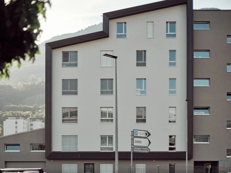 Façade du projet Immeuble Dailles 1, Monthey (VS)