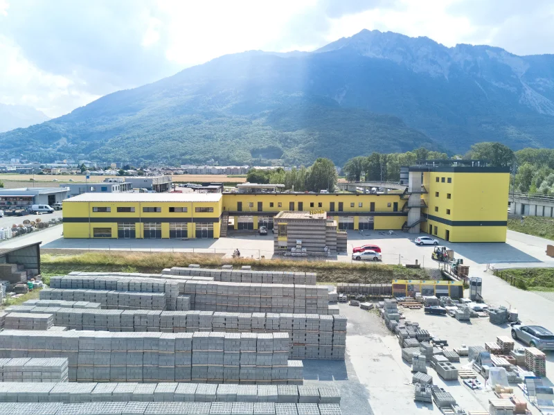 Vue du projet BOXIM, Route de la Digue 8, Monthey (VS)