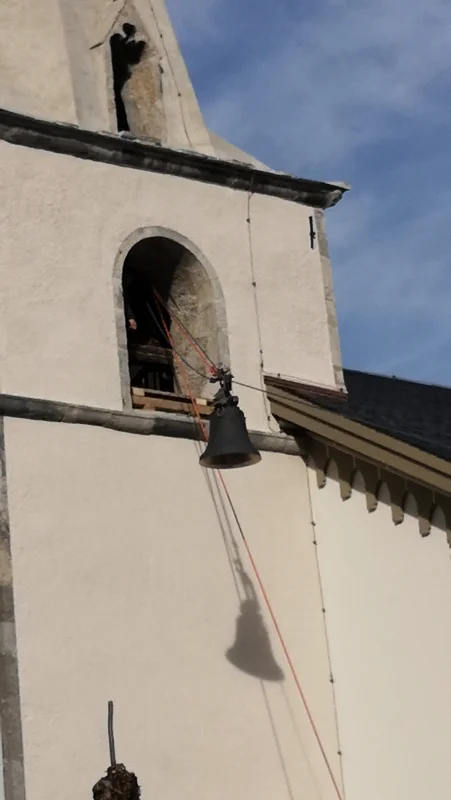 Mur du projet Rénovation de l&#039;Église de Muraz, Muraz (VS)