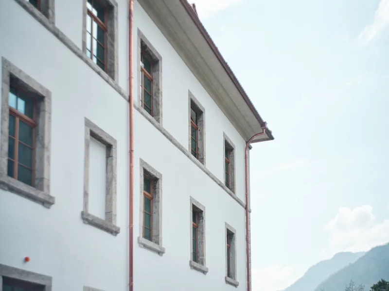 Façade du projet Hôtel de Ville de Vouvry, Vouvry (VS)