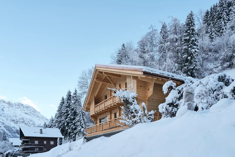 Architecture du projet Chalet BLG - vue 3, Champéry (VS)